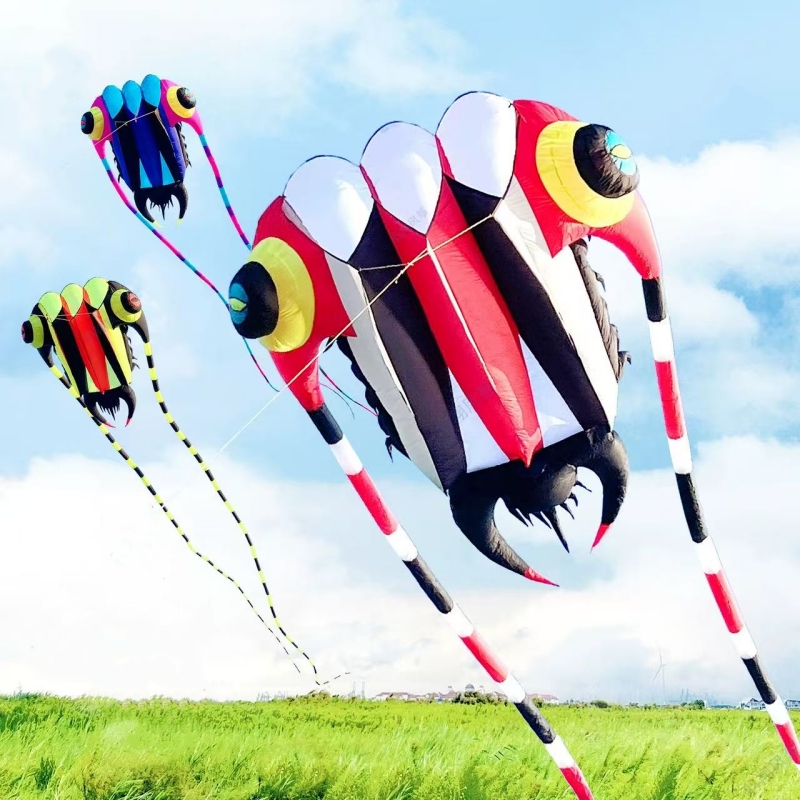 Reel Handle - 16sqm trilobites large soft kite nylon