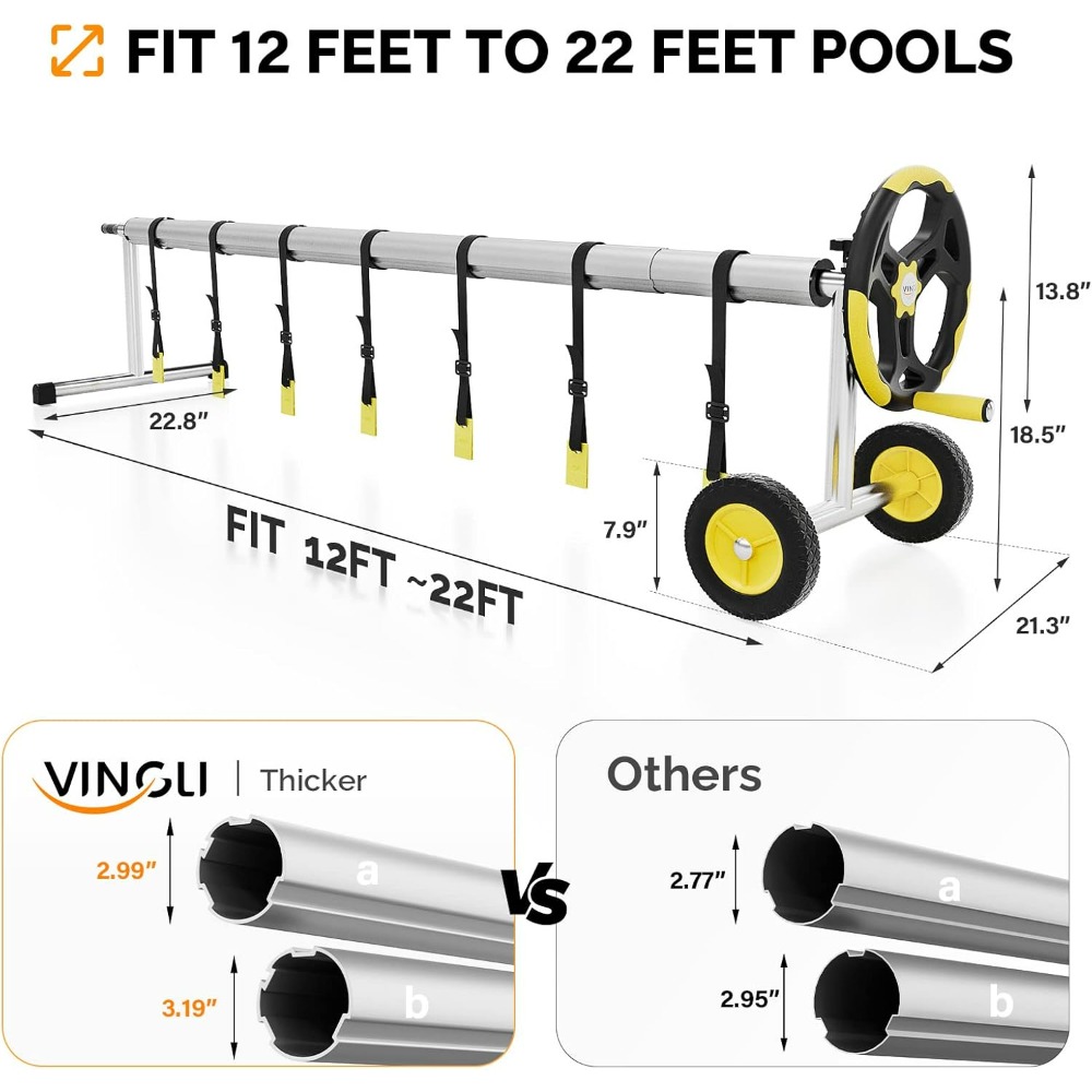VINGLI 21FT Upgrade Aluminum S - Reel Cover incelemesi ve fiyatı