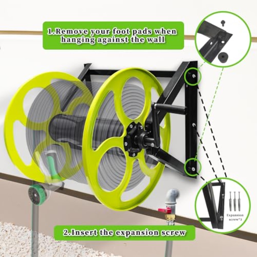 Stainless Steel Garden Hose Re - Reel Handle incelemesi ve fiyatı