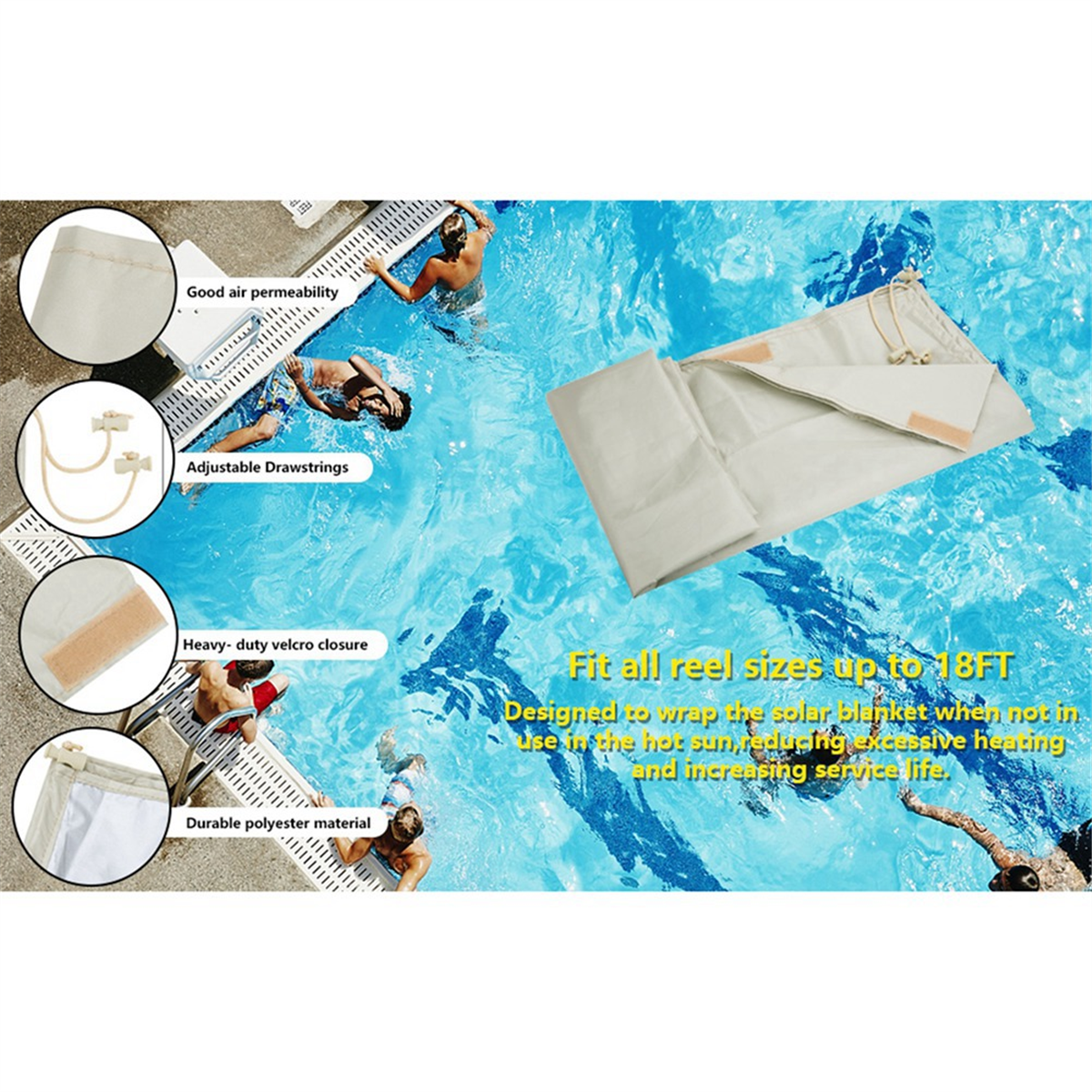 ABQR Swimming Pool Solar Reel  - Reel Cover incelemesi ve fiyatı