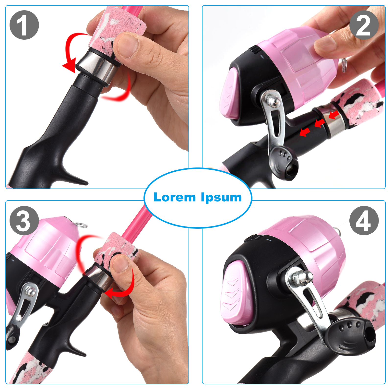 Kids Fishing Rod and Reel Comb - Spincast Reel incelemesi ve fiyatı