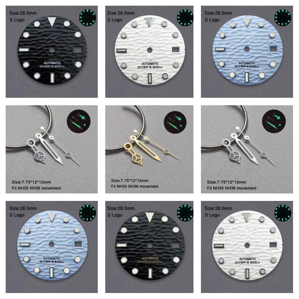 28.5mm S Logo Dial Fit NH35/NH - Reel Case incelemesi ve fiyatı