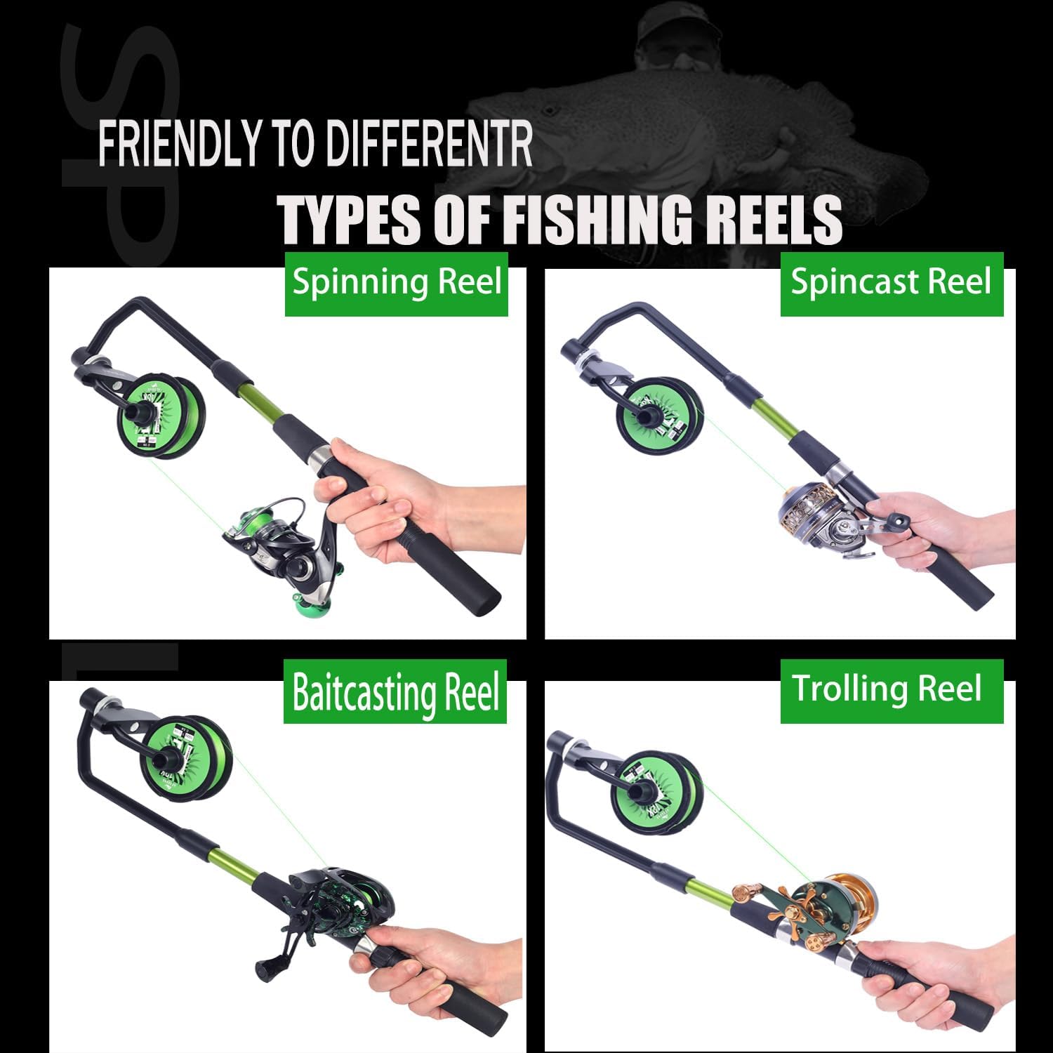 Fishing Line Spooler, Adjustab - Trolling Reel incelemesi ve fiyatı