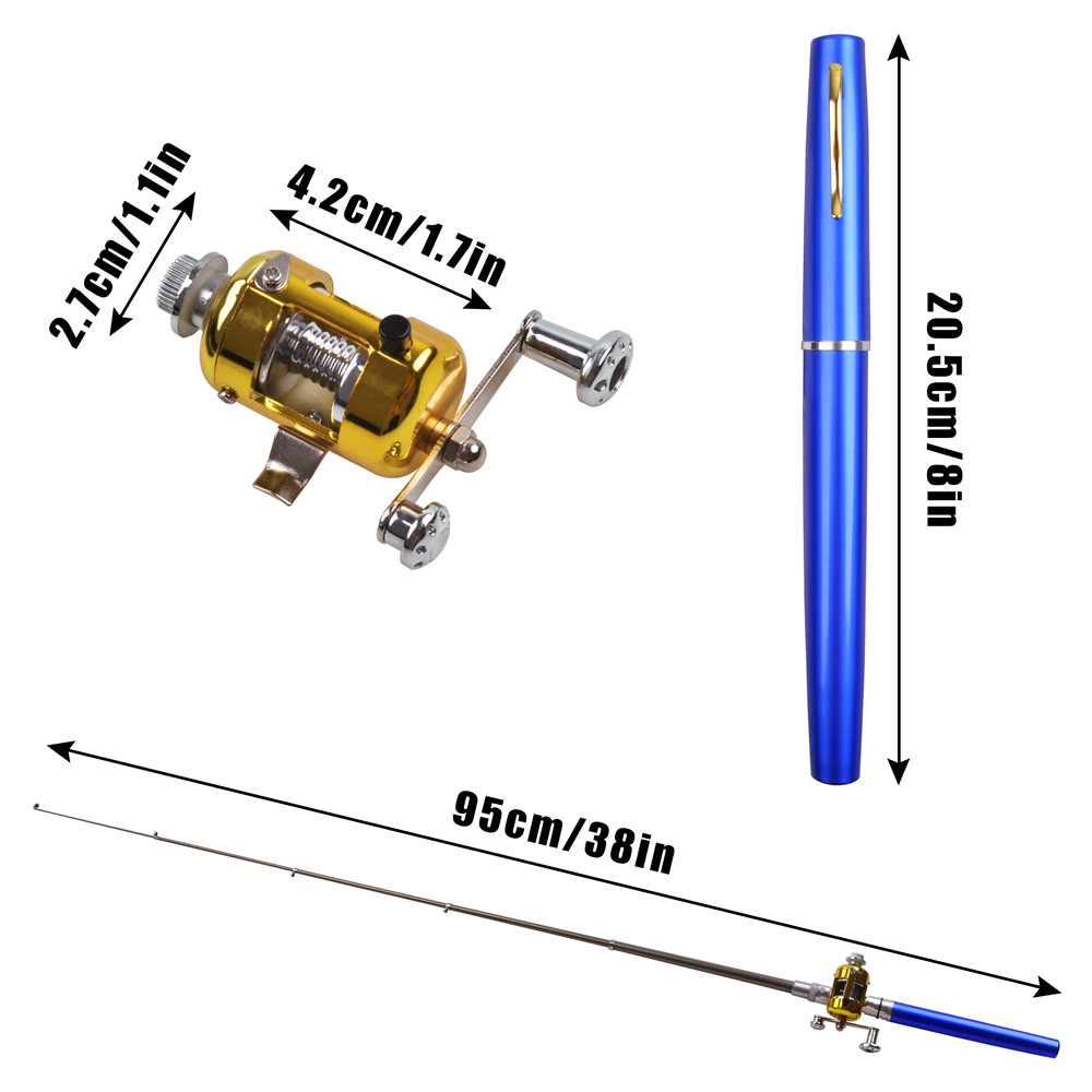 Mini ice fishing rod Combo wit - Ice Fishing Reel incelemesi ve fiyatı